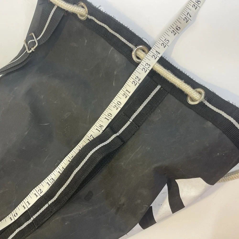 Vintage 1980s FORENZA Duffle Travel Bag Sports RETRO Black‎ 12x 24